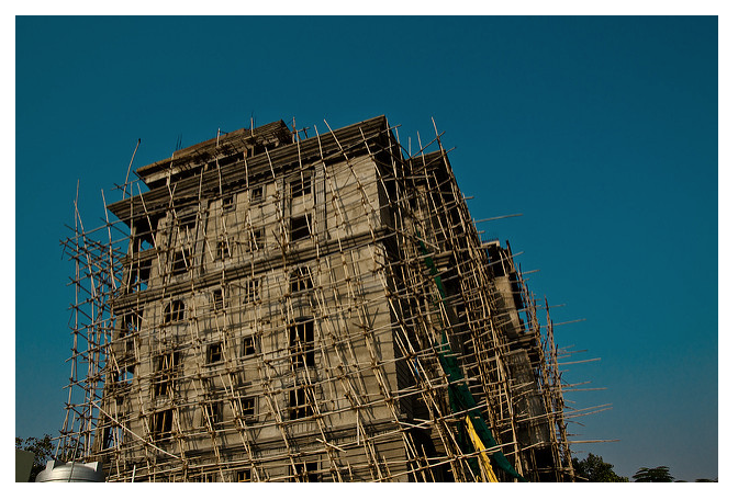 “bamboo scaffoldingbamboo scaffolding” by The Rohit ©2016 “bamboo scaffoldingbamboo scaffolding” by The Rohit ©2016